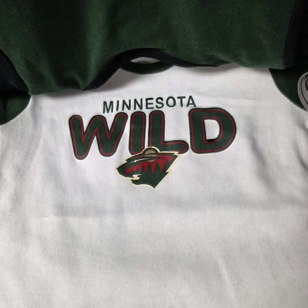NHL 12 Months Minnesota Wild 3 Pack Onesies‎